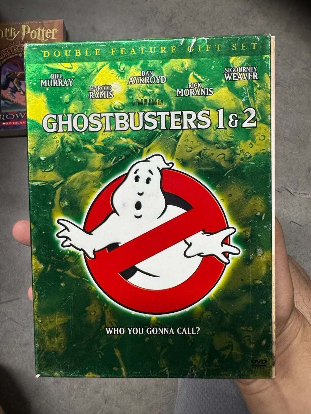 Ghostbusters 1 & 2 Double Feature Gift Set with Movie Scrapbook (DVD, 2005)